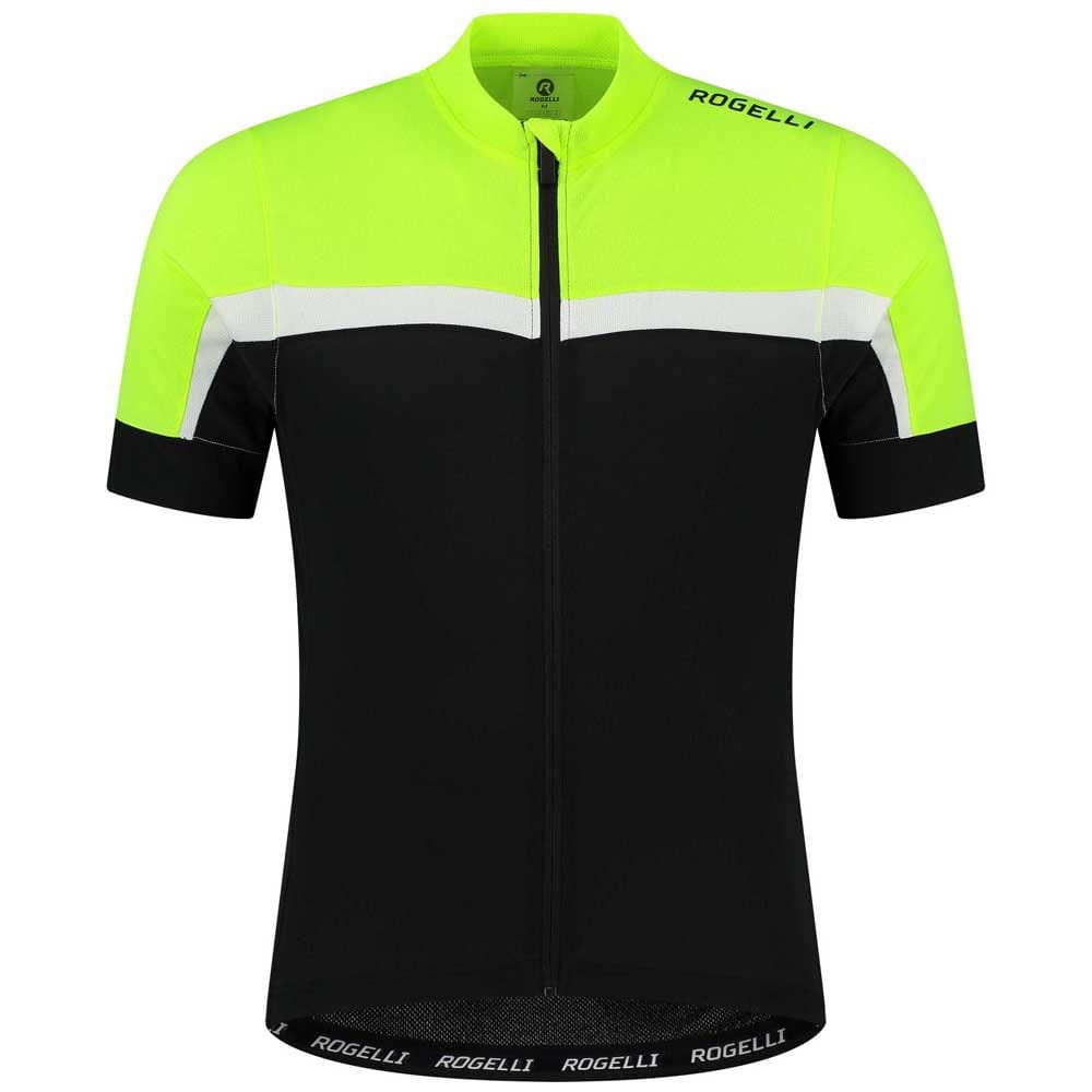 Cycle Tribe Black-Yellow / S Rogelli Course Short Sleeve Jersey
