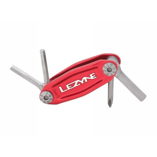 Cycle Tribe Colour Red Lezyne Stainless 4 Multi Tool