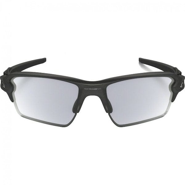 Cycle Tribe Oakley Flak 2.0 XL Glasses - Photocromic Steel/Clear Black Iridium Photocromic Activated - OO9188-16