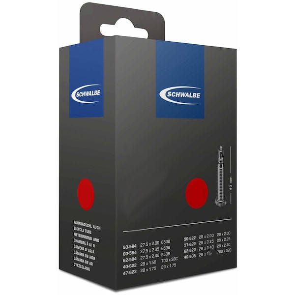 Cycle Tribe Product Sizes 60mm 18-28c Schwalbe Presta Road Inner Tube