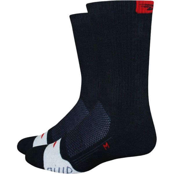 Cycle Tribe Product Sizes Black-Red / L Defeet Thermeator 6 Cycling Socks