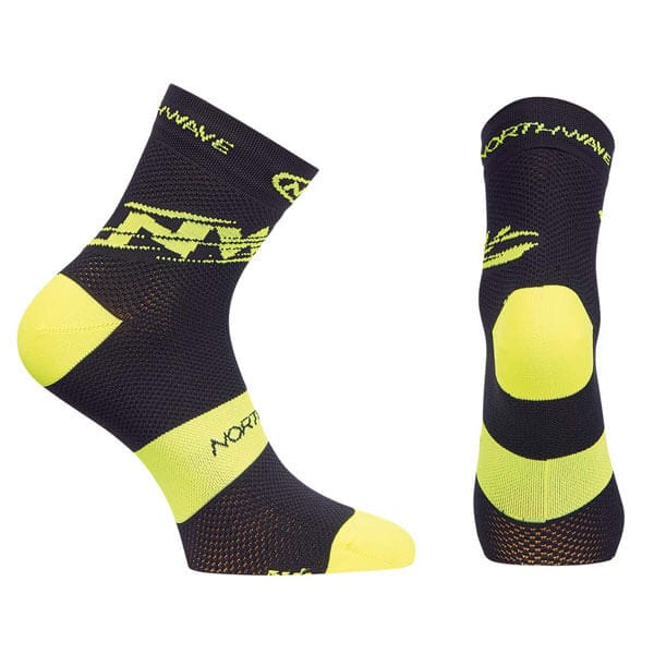 Cycle Tribe Product Sizes Black-Yellow / L Northwave Blaze Socks