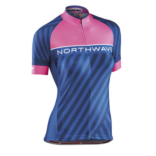 Cycle Tribe Product Sizes Blue-Pink / M Northwave Logo Woman 3 Jersey SS