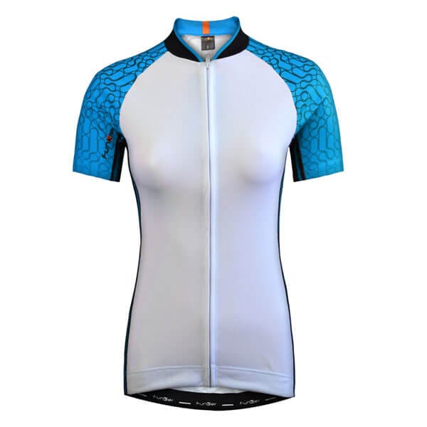 Cycle Tribe Product Sizes White-Blue / L Funkier Atheni Ladies Short Sleeve Jersey