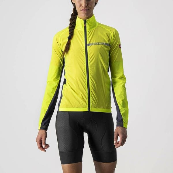 Cycle Tribe Product Sizes Yellow / S Castelli Squadra Stretch Womens Jacket
