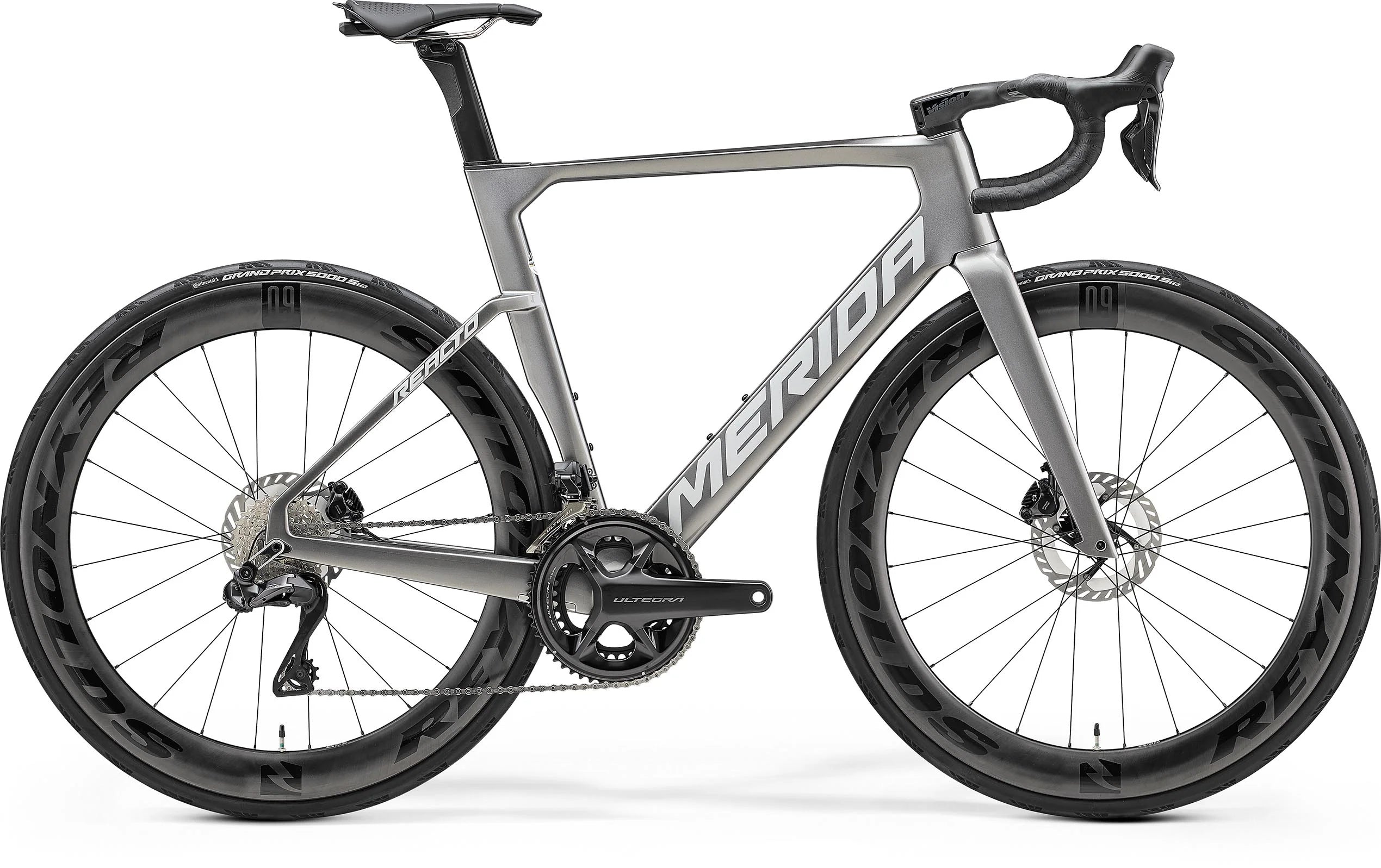 Merida Reacto 8000 - Gunmetal Grey / Silver - MY25