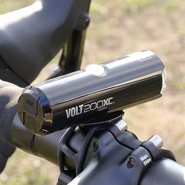 Cycle Tribe Cateye Volt 200 XC USB Front Rechargeable Light
