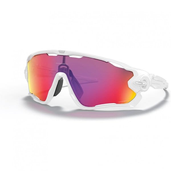 Cycle Tribe Colour White-Red Oakley Jawbreaker Glasses