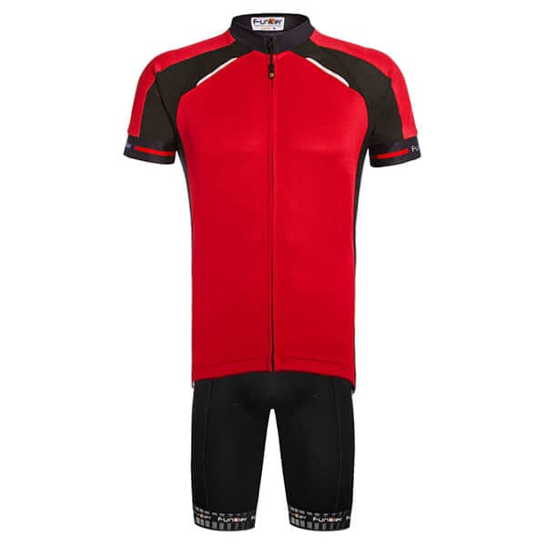 Cycle Tribe Funkier Stream Red Cycling Set