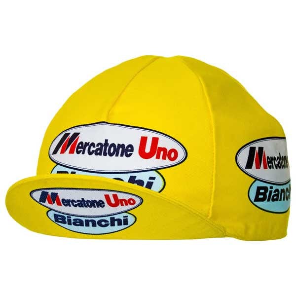 Cycle Tribe Mercatone Uno Bianchi Retro Cycling Cap