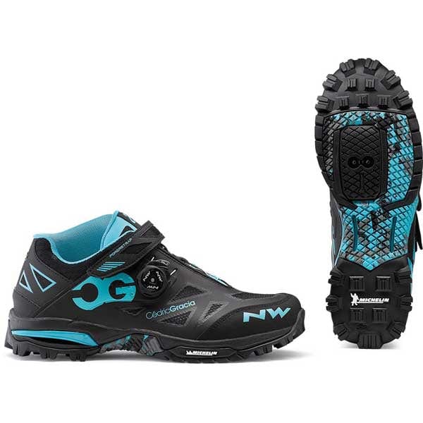 Cycle Tribe Northwave Enduro Mid Blk/Aqua - 44