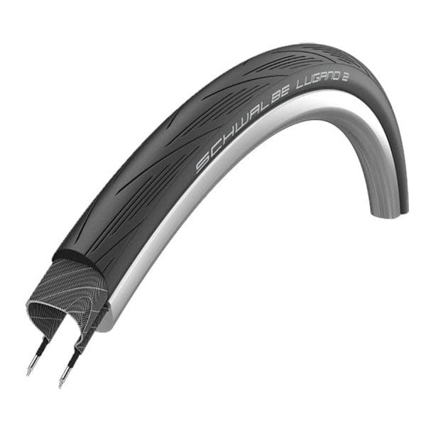 Cycle Tribe Product Sizes 700c 25c Schwalbe Lugano II Endurance Road Tyre