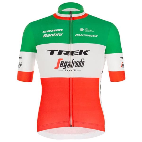 Cycle Tribe Product Sizes Santini Trek Segafredo Italian Road Champion Jersey - 2021