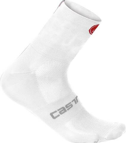 Cycle Tribe Product Sizes White / S-M Castelli Quattro 9 Cycling Socks