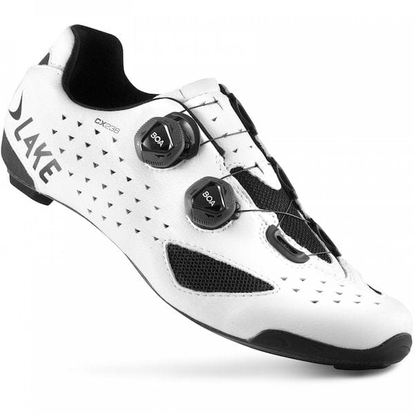 Cycle Tribe Product Sizes White / Size 41 Lake CX238 Carbon Road Shoes Wide Fit